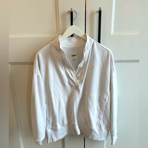 Aerie pullover sweatshirt, XS, white